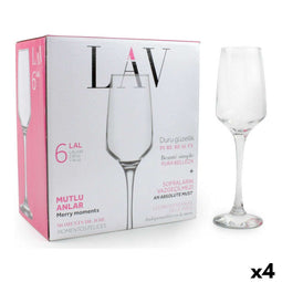 Champagneglas LAV Lal 6 Onderdelen (4 Stuks)