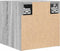 vidaXL - Tv-wandmeubelen - 2 - st - 30,5x30x30 - cm - grijs - sonoma - eikenkleurig