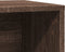 vidaXL - Kattenbakkast - 80x50x45 - cm - bewerkt - hout - bruin - eikenkleurig