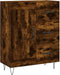 vidaXL - Dressoir - 69,5x34x90 - cm - bewerkt - hout - gerookt - eikenkleurig