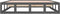 vidaXL - Bedframe - massief - hout - grijs - 150x200 - cm