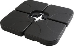 Brixy Parasoltegels - Parasolvoet - Vulbaar Tot 80kg - 50x50cm - 4 Stuks - Parasoltegels Voor