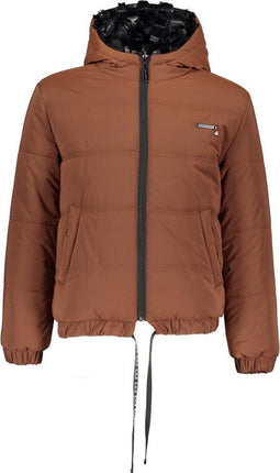 ELLE Chic Britt - Winterjas - Reversible - Bruin (158/164)