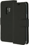 Selencia Galaxy S9 - Flip cover - Krasbestendig Schokbestendig - Zwart
