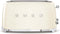 Smeg TSF02CREU - Broodrooster - 2 brede sleuven - Crème