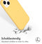 Accezz Hoesje Geschikt voor iPhone 14 Hoesje Siliconen - Accezz Liquid Silicone Backcover met Geschikt voor MagSafe - Geel