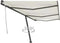 vidaXL - Luifel - vrijstaand - handmatig - uittrekbaar - 600x300 - cm - crèmekleurig