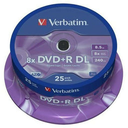"Verbatim DVD+R DL 8,5GB 8x SP MATT SILVER SURFACE - Rohling"