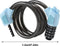 Garpex® Fietsslot Cijferslot - Kabelslot 120cm 8mm - Cijfercode Zwart