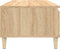 vidaXL - Salontafel - 90x50x36,5 - cm - bewerkt - hout - sonoma - eikenkleurig