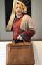 Leren Laptoptas Cognac Jackson