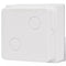 LED verzonken vloerlampen 6 st 100x100x68 mm