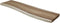 HSM Collection - Boomstamblad voor eetbank - 120x40 cm - munggur
