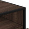vidaXL - Ladekast - 70x41x70 - cm - bewerkt - hout - bruin - eikenkleur
