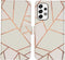 iMoshion Hoesje Geschikt voor Samsung Galaxy A53 Hoesje Met Pasjeshouder - iMoshion Design Softcase Bookcase - Wit / White Graphic
