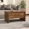 vidaXL - Salontafel - 80x50x42,5 - cm - bewerkt - hout - gerookt - eikenkleurig