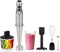 AoraKitchen Staafmixer Set - 6 Delig - 1000W - 15 Snelheden - Turbo - Zilver/zwart