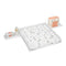 Woltu Verschoningsmat voor Commode Wit 80 x 80 cm met Beschermrand