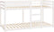 vidaXL - Stapelbed - massief - grenenhout - wit - 90x200 - cm