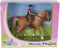 Kids Globe Speelset paard met ruiter - Speelfiguur: 15 cm