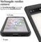 iMoshion Hoesje Geschikt voor Google Pixel 6a Hoesje - iMoshion 360° Full Protective Case - Zwart / Transparant