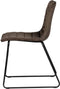 PoleWolf - Ripple stoel - Velvet - Espresso - Set van 4