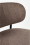 Housecraft Living Sanne Loungestoelen/ Fauteuil Bruin - Set van 2