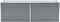 vidaXL - Plantenbak - verhoogd - 240x80x77 cm - gegalvaniseerd staal - grijs