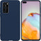iMoshion Hoesje Geschikt voor Huawei P40 Hoesje Siliconen - iMoshion Color Backcover - Donkerblauw