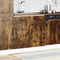 vidaXL - Spoelbakonderkast - Kalmar - 80x46x81,5cm - bewerkt - hout - gerookteiken