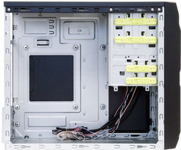 Chieftec Libra LT-01B - Mini Tower PC - Micro ATX - 1x 2.5" bay 3x 3.5" bays 2x 5.25" bays - Zwart