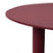 SUNNY HIGH Bijzettafel - Laptoptafel - Staal - Burgundy