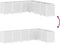 vidaXL - Plantenbak - 160x160x53 - cm - polypropeen - wit