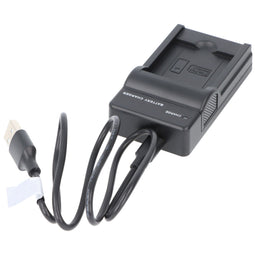 Charger suitable for Panasonic DMW-BCK7, DMW-BCK7E, battery charging station with micro USB connecti