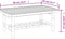 vidaXL - Tuintafel - 90x55x37 - cm - bamboe