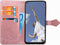 Hoesje Met Pasjeshouder Geschikt voor Oppo A92 / A72 / A52 - Mandala Bookcase - Roze