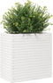 vidaXL - Plantenbak - 70x40x68,5 - cm - massief - grenenhout - wit
