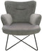 Armstoel DKD Home Decor Grijs Metaal 67 x 81 x 87 cm
