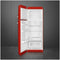 Smeg FAB30LRD6 - Koelvriescombinatie - 222/72 liter - Rood