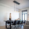 Atmooz - Hanglamp Flo - Industrieel - Woonkamer / Slaapkamer / Eetkamer - Plafondlamp - Goud Brons en Zwart - Hoogte 110cm - Metaal