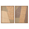 Schilderij Home ESPRIT Natuurlijk Scandinavisch 60 x 3 x 80 cm (2 Stuks)