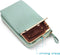 Telefoontasje Dames Crossbody - iMoshion Vegan Lederen Telefoontasje Crossbody - Universeel Schoudertasje telefoon - Groen