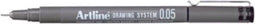 ARTLINE Drawing System Fineliner - 1 stuk - 0.5mm Lijndikte - Zwart