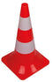 Perel Afzetkegel - Veiligheidskegel - 50 cm - Rood/Wit