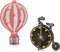 Whadda Set met 2 educatieve soldeerkits, luchtballon, fiets, retrodesign