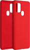 Accezz Samsung Galaxy A21s - Liquid Silicone Backcover - Schokabsorberend - Rood