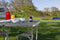 Camp Active Campingtafelset - Campingtafel 120x60 cm - Inklapbaar Lichtgewicht - Grijs (set van 4)
