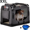 Cadoca Honden & Katten Reismand XXL - Opvouwbaar - 90x60x66cm - Antraciet