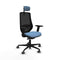 Bureaustoel Piqueras y Crespo D036G2W Hemelsblauw