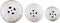 PTMD Sufyan Cream Enamel Round Iron Wall Ball SV3